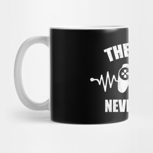 game never ends heartbeat controller gamer quote gaming Mug